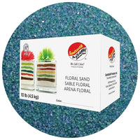 Sandtastik Floral Coloured Sand, 10 lb (4.5 kg) Box, Caribbean Mist-Coarse grain with natural sparkle throughout