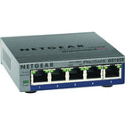 Netgear ProSafe Plus 5-Port Gigabit Ethernet Switch (GS105E-200NAS)-5x 10/100/1000 Base-T RJ45 ports