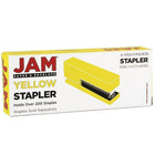 JAM Paper Office & Desk Sets, Tape Dispenser Stapler Pack of Staples, Yellow (33758YE)-Our Staplers & Tape Dispensers are very sturdy and durable! Fashioned from High Quality Hard Plastic with a smooth finish & a weighted rubber base to prevent slipping