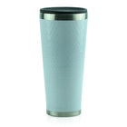 Minimal Insulated Tumbler, 430mL, White, 2/Pack-Kids friendly slim light weight design with slip free embossed honeycomb patterns on the body