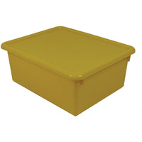 Romanoff Products Stowaway Letter Box with Lid Yellow, 2 Pack (ROM16003)-Dimensions: 10 1/2"W x 5"d x 13"L