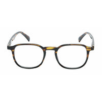 SAV Eyewear Total Flex Lennon Blue Light Glasses - + 1.50 - Brown Demi-Blue light filtering lenses: reduce digital eyestrain, promote better sleep, and reduce chances of AMD (age related macular degeneration)
