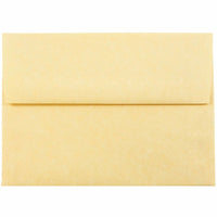 JAM Paper A6 Invitation Envelopes, 4.75 x 6.5, Parchment Antique Gold Yellow Recycled, 1000 Pack (56721B)-Antique gold