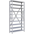 Metalware RK233 Boltless Shelving Unit, 10-Shelves, 36" x 24" x 76", Light Grey-Adjustable shelving system that provides high strength, yet economical storage capacity for your needs