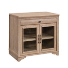 Sauder 431439 Rollingwood Library Base - Brushed Oak-Durable, 1" thick top.      