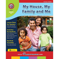 eBook: My House, My Family and Me (PDF version - 1-User Download) - ISBN 978-1-55319-246-6 - Grade K - 1-You will receive two emails: one confirming your entire order, and one with a "Download Software" buttonYou can download immediately or return to your email to download later