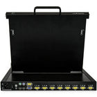 StarTech 8-Port Rackmount KVM Console with 17  Display (RKCONS1708K)-Ready to use with built-in touchpad and keyboard