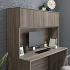 Sauder - 427429 Affirm Desktop Hutch - Hudson Elm-Hudson Elm, Engineered Wood