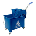 Johnny Vac Side Press Wringer Bucket Combo - 21L - Blue-12  Height