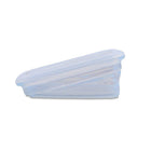 Minimal Silicone Bento Lunch Boxr - Clear - 700ml - Set of 2-Heat and freeze resistant