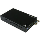 StarTech Gigabit Ethernet Copper-to-Fiber Media Converter, SM LC, 10 km (ET91000SM10)-Flexible network integration, with support for standalone operation, or installation into the StarTech.com Rackmount Chassis (sold separately)