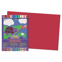 Pacon Sunwork Construction Paper, 12"X18", Red, 50 Ct., 300 Pack (PAC6107)-Heavyweight paper package for arts & caft usage