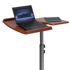Flash Furniture Angle & Height Adjustable Mobile Laptop Computer Table with Cherry Top-Deep Cherry Laminate Finish