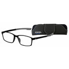 SAV Eyewear Sportex 4200 Rectangle Blue Light Glasses - + 2.75 - Black-Performance readers engineered for today’s active lifestyles
