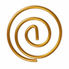 JAM Paper Colored Circular Paper Clips - Gold - 2 Packs of 50-Premium paper clips made from high quality vinyl coated steel wire