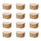 Time 4 Crafts Natural Finish Wooden & Keepsake Box - 12 Pack-Includes a total of 12 unfinished jewelry boxes