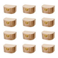 Time 4 Crafts Natural Finish Wooden & Keepsake Box - 12 Pack-Includes a total of 12 unfinished jewelry boxes