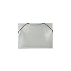 JAM Paper Plastic Index Case Portfolio with Elastic Closure, 5.5 x 7.5 x.38, Clear, 4 Pack (32168403g)-Clear