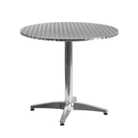 Flash Furniture – Table ronde de 31,5 po en aluminium avec base, intérieur/extérieur (TLH0523)-Table ronde