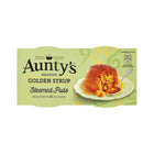 Aunty's Golden Syrup Pudding - 95g Per Pack - 2 pack-No artificial colours or flavours