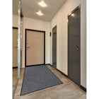 Mat Tech Three-n-One Entrance Mat - 3' x 10' - Charcoal-Wiper Scraper (indoor vestibule and lobby)