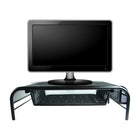 Winnable Mesh Monitor/Printer Stand - Black-Side storage compartments