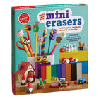 Créez vos propres mini gommes à effacer-Inclus : 8 couleurs d'argile gomme à effacer, 1 crayon, outil de mise en forme de l'argile, 2 feuilles de présentoirs de papeterie