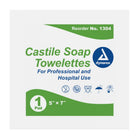 Dynarex Castile Instant Hand & Surface Soap Wipes - 5" x 7" - 10 Boxes of 100 Wipes-Instant hand wipes
