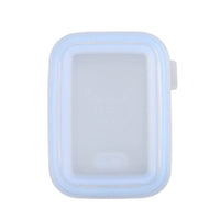 Minimal Silicone Food Storage Container - Clear - 860ml - Set of 2-100% food grade pure silicone