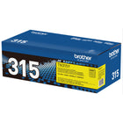 Brother – Cartouche de toner jaune TN315, rendement élevé (TN315Y)-Donne jusqu'à 3500 pages  
