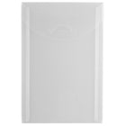 JAM Paper Plastic Envelopes with Tuck Flap Closure, Open End, 4 1/8 x 6, Clear Poly, 24 Pack (1541745g)-Clear