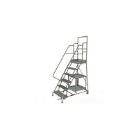 Tri-Arc – Échelle roulante pour la cueillette de marchandise, 24 x 60 po, 6 paliers, strié (KDSP106242)-Matériau du cadre : Acier