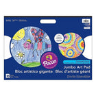 Pacon Heavyweight Jumbo Art Pad with Carry Handle, 22" x 16", Stay Bright White Paper-White Art Pad