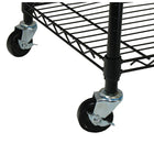 Oceanstar GRS1514 Garment Rack with Adjustable Shelves with Hooks, Black-90-day manufacturer's warranty (details with product)