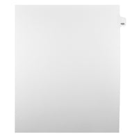 Mark Maker Legal Tabs - Letter Size - White - 1/25th cut - 25 tabs per package - 5 packages Pack - Number 103-White Single Tabs