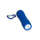 Merangue - Compact LED Flashlight with Carabiner Clip - Assorted Colours-Compact flashlight with 9 LEDs