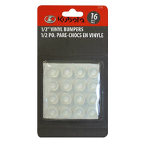 Kubota 16-Piece 0.50" Vinyl Bumpers, 6 Pack-Protects furniture from scratching