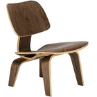 Nicer Furniture LCW Modern Wooden Side Chair - Walnut-Size: 22W x 26H(measured from back) x 22.5D x 15.5-10.5SH (slopped from front to back)