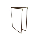 Futech 4-View Menu Holder BUR 8-1/2"W x 11"H, Burgundy, 10 Pack-Pocket size: 8-1/2"W X 11"H