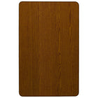 Flash Furniture Mobile 30"W x 48"L Rectangular Oak HP Laminate Activity Table - Standard Height Adjustable Legs-Scratch and Stain Resistant Surface