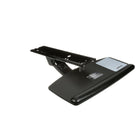 3M Sit/Stand Easy Adjust Keyboard Tray with Precise Mousing Surface - Black-Features Precise mousing surface