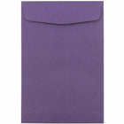JAM Paper 6" x 9" Open End Catalog Envelopes - Dark Purple - 50 Pack -Colour: Dark Purple