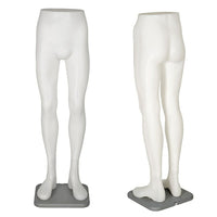 Eddie's Hang-Up Display Ltd. Endurable Male Pant Form, Recyclable material, White (150370)-Endurable male pant form