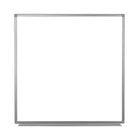 Luxor (WB4848W) 48" x 48" Wall-Mounted Magnetic Whiteboard-1" aluminum frame gives board a sleek look, magnetic surface operates as a bulletin board area for additional communication