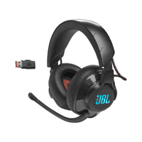 JBL Quantum 610 - Wireless Over-Ear Gaming Headset with Flip-Up Boom Mic - Black-Wireless over-ear gaming headset with flip-up, directional boom mic