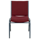 Flash Furniture HERCULES Heavy Duty Burgundy Patterned Fabric Stack Chairs-Contemporary Style
