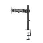 Rocelco – Support d’écran d’ordinateur pour bureau à double articulation DM1-Dimensions : 4,75 x 24,25 x 8,42 po, 7,9 lb