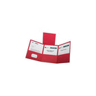 OxfordMD – Chemises de format lettre à trois pochettes pliables, rouge, 20/paquet-Les trois pochettes vous aident à organiser vos documents