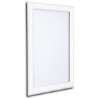 SECO Snap Poster Frame Case - 18" x 24" - White-Easily switch posters without removing the frame from the wall