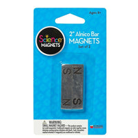 Dowling Magnets - Barre aimantée Nord/Sud en alnico, 2 po, paquet de 4-Dimensions : 2 haut. x 1/4 larg. x 1/2 prof (po)